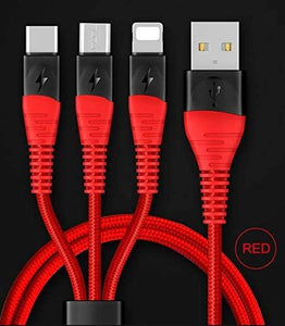 3 in 1 Multi Port Charging Cable