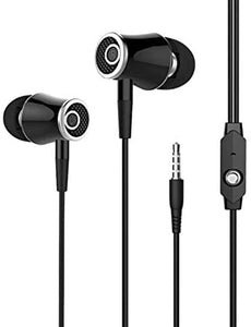 2 Pack Earphones - Earbuds in Ear Headset Wired Earbuds