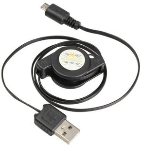 3 Pack of Retractable USB to Micro USB Cable