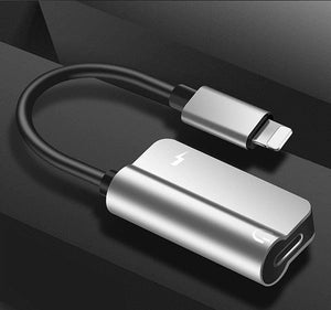 2 in 1 Earphone Splitter Adapter Charger